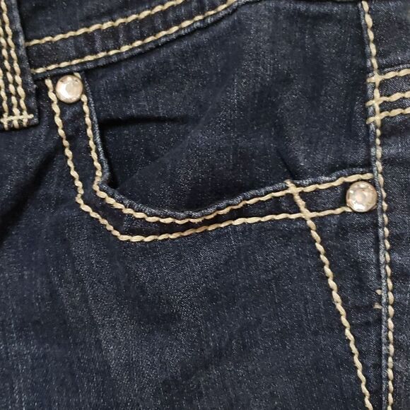 🌹Style & Company Rhinestone Premium Capris sz 10 - Picture 5 of 10